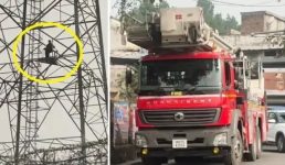 Uttarakhand News-पेट्रोल लेकर आत्मदाह करने टावर पर चढ़े छात्र, पुलिस के हाथ-पैर फूले
