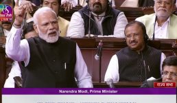Video, देखिए संसद में भारी विपक्षी हंगामे के बीच भी पीएम मोदी ने कैसे रखी अपनी बात, राज्यसभा में राष्ट्रपति अभिभाषण पर दिया जवाब