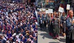 नीती और माणा घाटी की भोटिया जनजाति आक्रोशित, सड़क पर उतरी, कारण जानिए