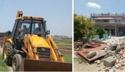 उत्तराखंड में यहां गैंगस्टर के मकान पर चला बुलडोजर, प्रशासन ने पल भर में किया  ध्वस्त