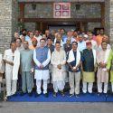 सीएम धामी ने आपातकाल के सेनानियों को सम्मानित किया, पूर्व मुख्यमंत्री कोश्यारी भी रहे मौजूद