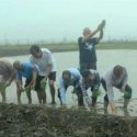 धान रोपाई करते ये कोई सामान्य किसान नहीं हैं, न ही खेत सामान्य, जानिए क्या है पूरा मामला