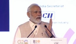 पीएम मोदी ने जी-20 देशों की B-20 Summit को संबोधित किया, कहा भारत ने बीते समय में जो पॉलिसी इंप्लीमेंट की हैं, उसके कारण सिर्फ 5 वर्ष में ही साढ़े 13 करोड़ से ज्यादा लोग गरीबी से बाहर आए हैं