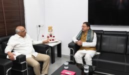 अहमदाबाद में उत्तराखण्ड भवन बनाए जाने का अनुरोध, सीएम धामी ने अहमदाबाद में गुजरात सीएम से मुलाकात की