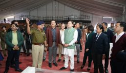 सीएम धामी ने ग्लोबल इन्वेस्टर्स समिट कार्यक्रम स्थल का निरीक्षण किया, मीडिया सेंटर का भी उद्घाटन किया