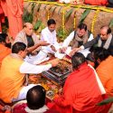 केंद्रीय रक्षा मंत्री राजनाथ सिंह ने हरिद्वार में पतंजलि गुरूकुलम एवं आचार्यकुलम का शिलान्यास किया, सीएम धामी भी रहे मौजूद