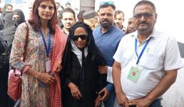101 वर्षीय मतदाता मज़ीदन ने बूथ पर पहुंचकर अपना मत दिया, लोकतंत्र में अपनी आस्था व्यक्त की