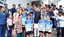 मुख्यमंत्री ने सब जूनियर  बॉयज एंड गर्ल्स नेशनल रोल बाल चैंपियनशिप में  किया प्रतिभाग, खिलाड़ियों से खेल के क्षेत्र में देश व प्रदेश का नाम रोशन करने का किया आह्वान