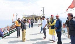 3048 मीटर की ऊंचाई पर क्रौंच पर्वत में स्थित भगवान कार्तिक स्वामी मंदिर में भव्य 108 बालमपुरी शंख की होगी पूजा व हवन
