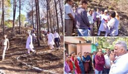 केन्द्रीय वन मंत्री भूपेंद्र यादव ने उत्तराखंड में आग से प्रभावित जंगलों का दौरा किया, कहा आग की घटनाओं को रोकने के लिए केंद्र सरकार और राज्य सरकार मिलकर काम कर रही हैं