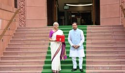 संसद में वित्त मंत्री निर्मला सीतारमण ने पेश किया केन्द्रीय बजट, जानिए आम बजट 2024 के मुख्य बिंदु