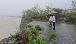 भारी बारिश के कारण हल्द्वानी में गौला नदी से हो रहा भूकटाव, अलर्ट पर प्रशासन