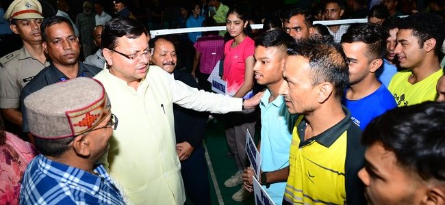 सीएम धामी ने 22वीं उत्तराखण्ड राज्य जूनियर एवं सीनियर बैडमिंटन चैंपियनशिप का शुभारंभ किया, 28 जुलाई तक चलेगी प्रतियोगिता सीएम धामी ने 22वीं उत्तराखण्ड राज्य जूनियर एवं सीनियर बैडमिंटन चैंपियनशिप का शुभारंभ किया, 28 जुलाई तक चलेगी प्रतियोगिता