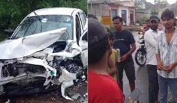 रुड़की में दो कारों की आपस में हुई टक्कर, दो लोगों की माैके पर ही माैत