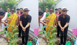 हरेला पर्व के अवसर पर मुख्य सचिव ने अमलतास का वृक्षारोपण किया, सभी लोगों से एक पेड़ मां के नाम  लगाने और फोटो merilife.org पर अपलोड करने की अपील