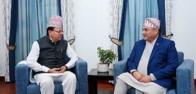 नेपाल के सुदूर पश्चिम प्रांत के मुख्यमंत्री कमल बहादुर शाह ने सीएम धामी से मुलाकात की, सीमावर्ती जिलों को लेकर महत्वपूर्ण बातचीत नेपाल के सुदूर पश्चिम प्रांत के मुख्यमंत्री कमल बहादुर शाह ने सीएम धामी से मुलाकात की, सीमावर्ती जिलों को लेकर महत्वपूर्ण बातचीत