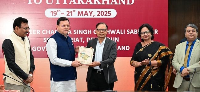 सीएम धामी ने 16वें वित्त आयोग के साथ बैठक में प्रदेश की वित्तीय परिस्थितियों, चुनौतियों एवं विकास आवश्यकताओं पर विस्तृत रूप से राज्य का पक्ष रखा सीएम धामी ने 16वें वित्त आयोग के साथ बैठक में प्रदेश की वित्तीय परिस्थितियों, चुनौतियों एवं विकास आवश्यकताओं पर विस्तृत रूप से राज्य का पक्ष रखा