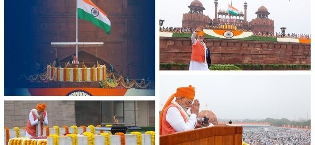 पीएम मोदी ने लाल किले में फहराया तिरंगा, पाकिस्तान को जवाब के साथ भारत को आत्मनिर्भर बनाने, तकनीकी और नवाचार में वैश्विक नेतृत्व हासिल करने, समाज के सभी वर्गों तक सामाजिक न्याय सुनिश्चित करने जैसे कई विषयों पर बोले पीएम मोदी