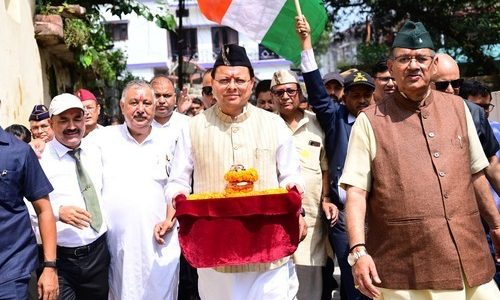 Uttarakhand मुख्यमंत्री ने किया शहीद सम्मान यात्रा 2 का शुभारम्भ, कहा शहीदों के परिजनों के कल्याण के लिए की जा रही हैं अनेक कल्याणकारी योजनायें संचालित
