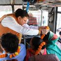 मुख्यमंत्री पुष्कर सिंह धामी ने श्रद्धालुओं के दल को गंगोत्री धाम के लिए किया रवाना, राज्य सरकार की मातृ-पितृ तीर्थाटन योजना के तहत 32 श्रद्धालु करेंगे पांच दिन की यात्रा