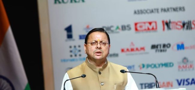 उत्तराखंड में ₹3.56 लाख करोड़ के निवेश समझौते, 1 लाख करोड़ के प्रस्तावों पर काम शुरू, PHD चैम्बर ऑफ कॉमर्स एंड इंडस्ट्री के 120वें वार्षिक सत्र में बोले सीएम धामी उत्तराखंड में ₹3.56 लाख करोड़ के निवेश समझौते, 1 लाख करोड़ के प्रस्तावों पर काम शुरू, PHD चैम्बर ऑफ कॉमर्स एंड इंडस्ट्री के 120वें वार्षिक सत्र में बोले सीएम धामी