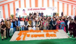 सीएम धामी ने देहरादून नगर निगम के 27वें स्थापना दिवस समारोह में 46 करोड़ रुपए की विकास परियोजनाओं का शिलान्यास और लोकार्पण किया