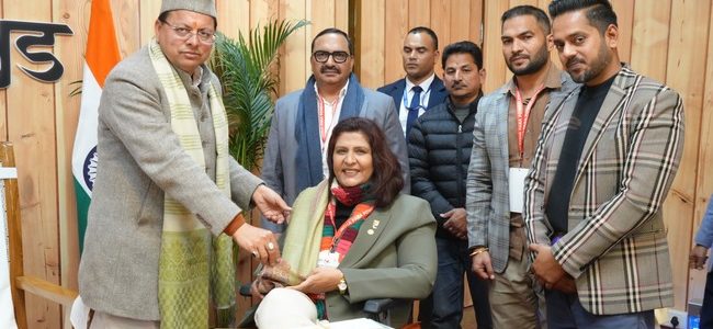 मुख्यमंत्री धामी से डॉ. दीपा मलिक ने की भेंट,  मुख्यमंत्री ने पैरा स्पोर्ट्स यूनिवर्सिटी के प्रस्ताव पर दिए कार्ययोजना बनाने के निर्देश