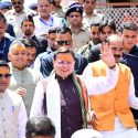 Almora डोल आश्रम में मुख्यमंत्री ने श्री पीठम स्थापना महोत्सव में किया प्रतिभाग, 1100 कन्याओं का पूजन व मॉं राजेश्वरी का अभिषेक