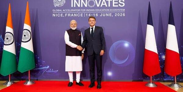 भारत इनोवेट्स 2026 का नीस, फ्रांस में भव्य शुभारंभ, पीएम मोदी और फ्रांस के राष्ट्रपति मैक्रों ने किया उद्घाटन