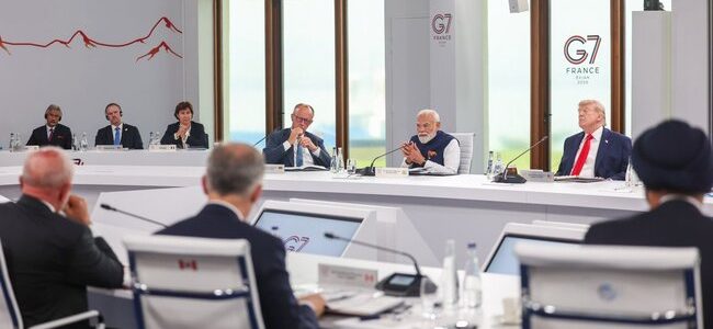 G7 शिखर सम्मेलन में पीएम मोदी का संदेश: वैश्विक साझेदारी में भरोसा, पारदर्शिता और समान भागीदारी जरूरी