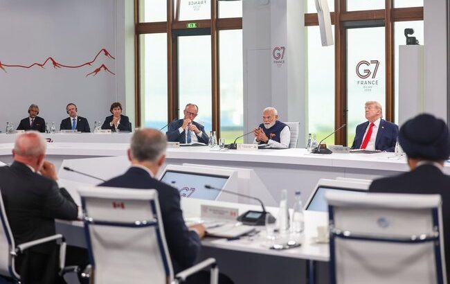 G7 शिखर सम्मेलन में पीएम मोदी का संदेश: वैश्विक साझेदारी में भरोसा, पारदर्शिता और समान भागीदारी जरूरी